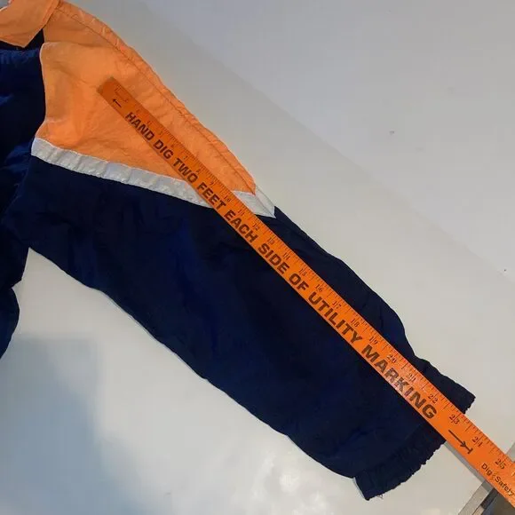 Vtg Chicago Bears lightweight jacket Men L Hilton Tag Windbreaker NFL Football - Picture 15 of 16